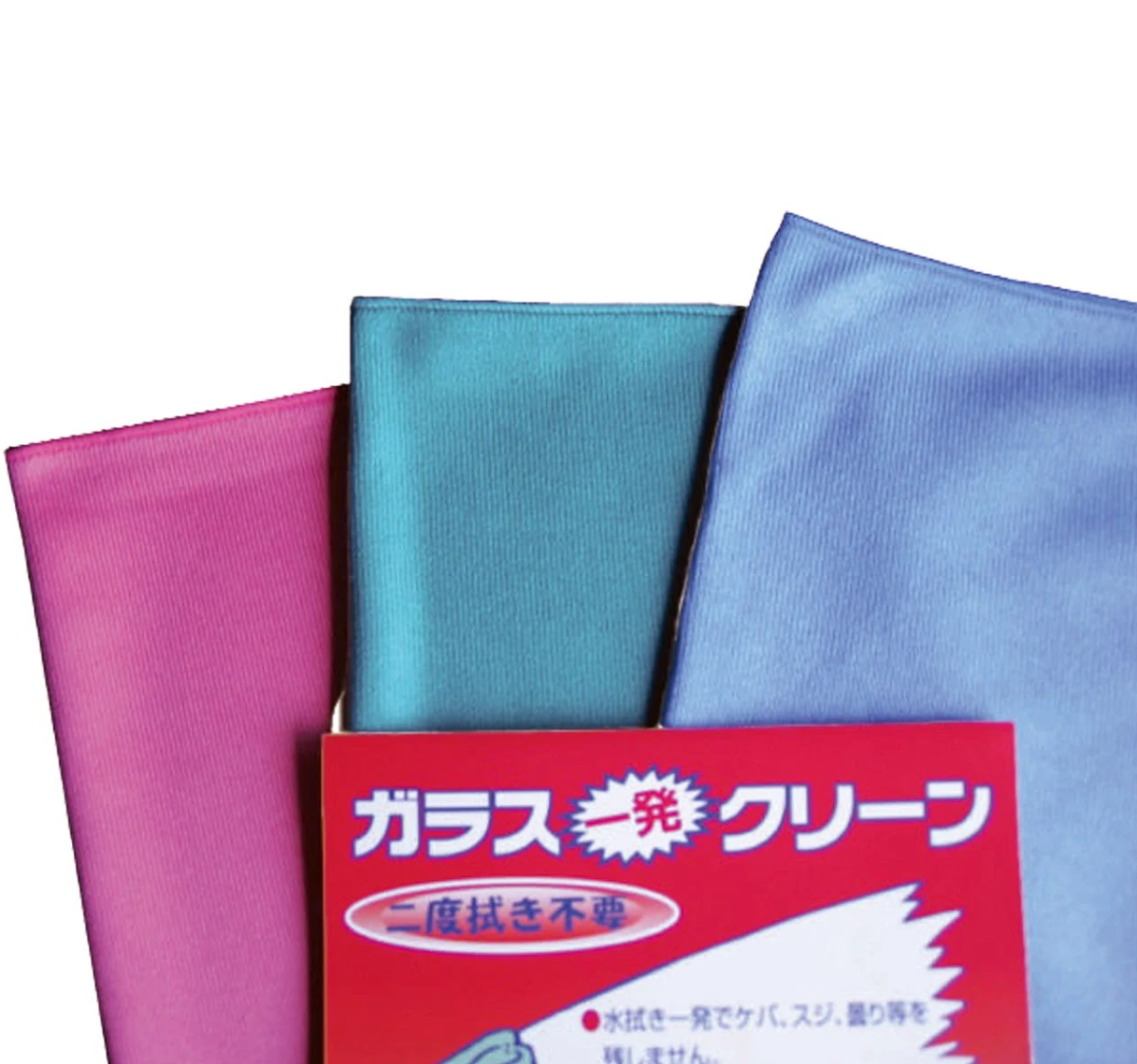 ガラス一発クリーン 各色(ピンク・ブルー・クリーム)